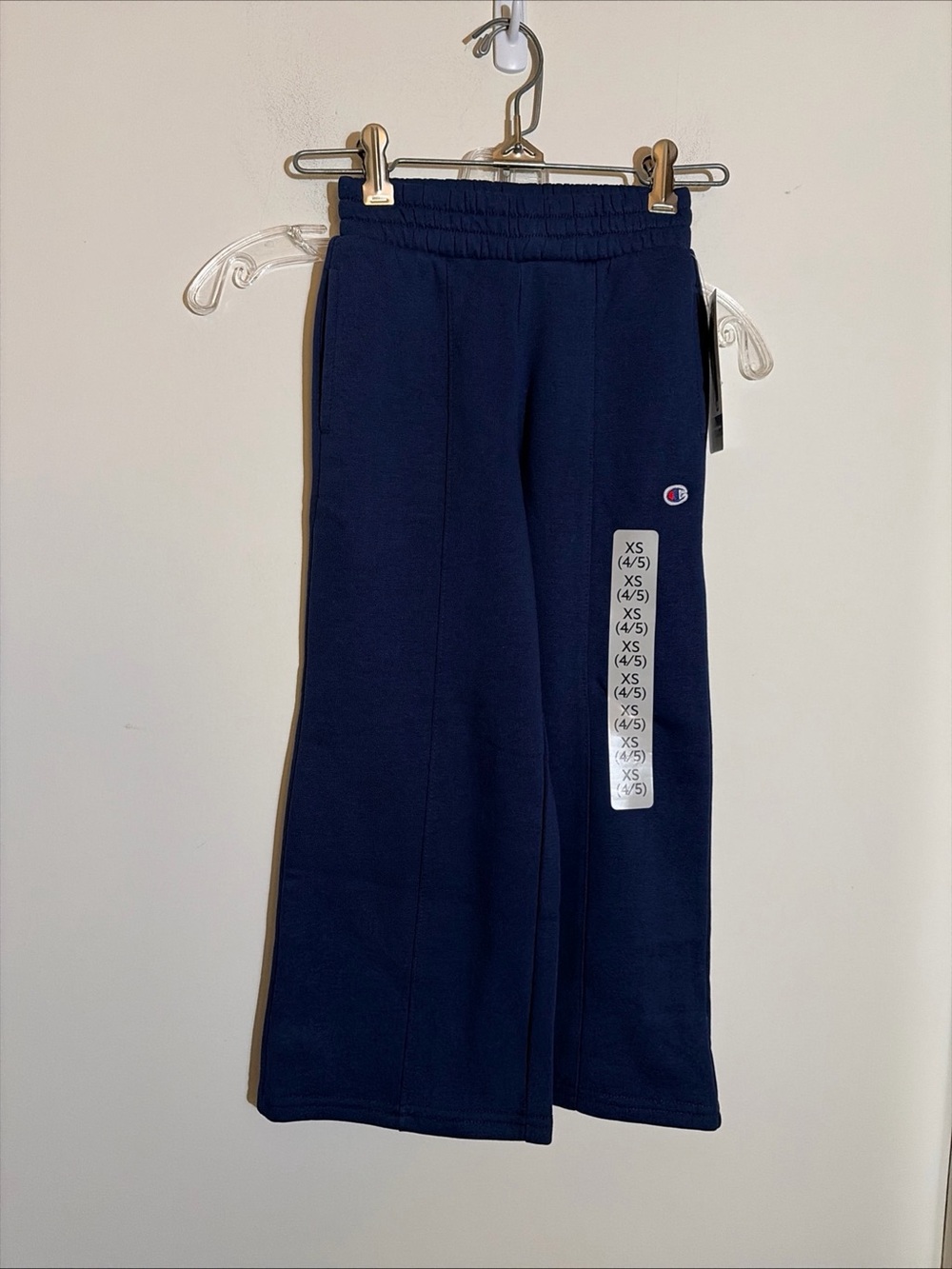 Champion girls Navy Wide-Leg Sweatpants - XS (4/5)
